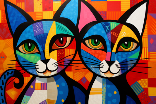 Bold Siamese Cats Diamond Painting Kits