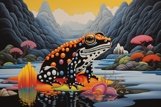 Fun Frog Diamond Painting Kits