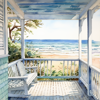 Seaside Porch  Diamond Painting Kits