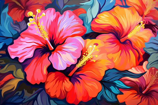 Beautiful Vibrant Hibiscus