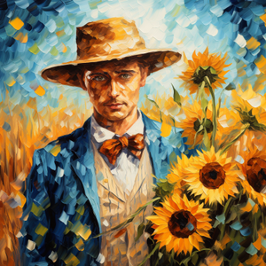 A Man And His Flowers