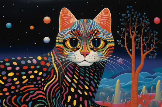 Bold Artsy Bengal Cat Diamond Painting Kits