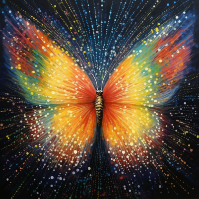 Angelic Colorful Butterfly Diamond Painting Kits