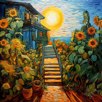 Sunshine And Sunflowers