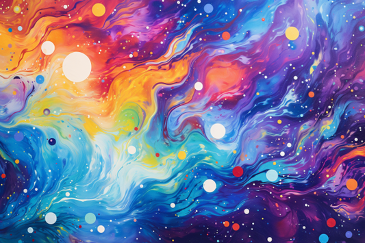 Pretty Rainbow Galaxy Diamond Painting Kits