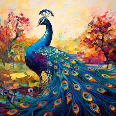 Proud Peacock