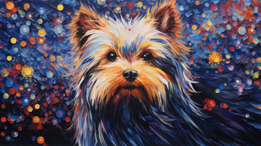 Artsy Fluffy Yorkie Art Diamond Painting Kits
