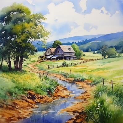 Spring Time Farmhouse Diamond Painting Kits