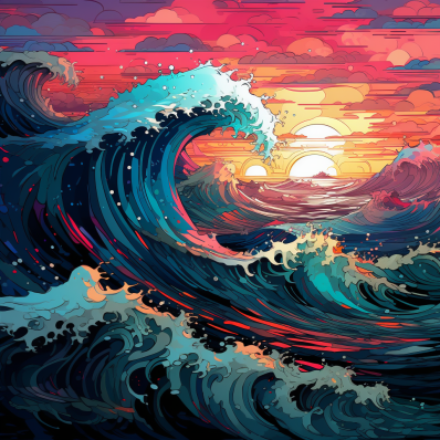 Galactic Wave   Diamond Painting Kits