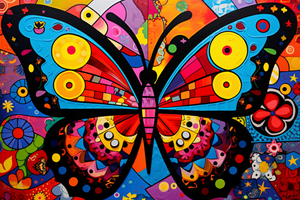 Bold Butterfly Diamond Painting Kits