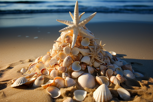 Seashell Christmas Tree  Diamond Painting Kits