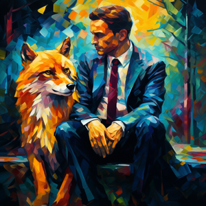 A Man And His Wolf