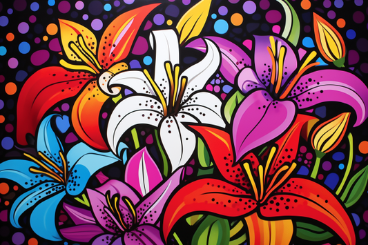 Vibrantly Vivad Lilies