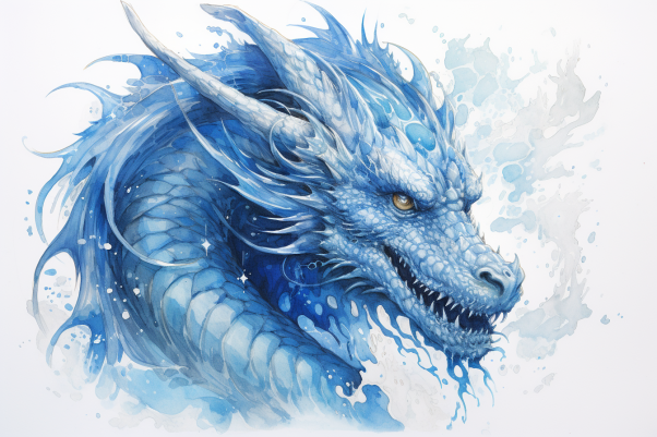 Ice Blue Dragon