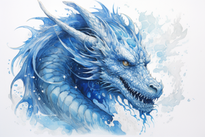 Ice Blue Dragon