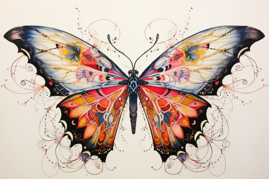 Artsy Watercolor Butterfly Diamond Painting Kits
