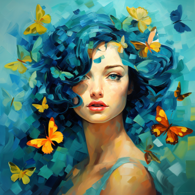 Butterflies And A Girl