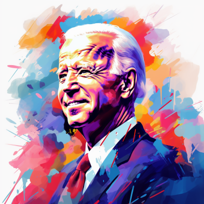 Happy Joe Biden Abstract Diamond Painting Kits