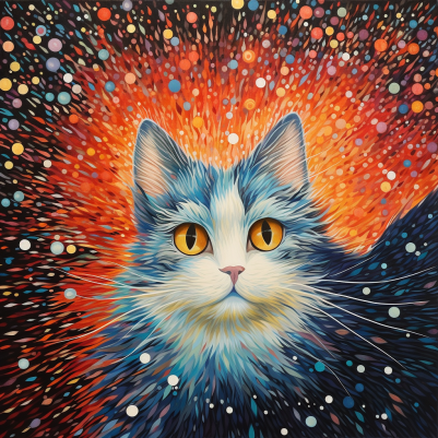 Big Beautiful Eyes Kitty Diamond Painting Kits