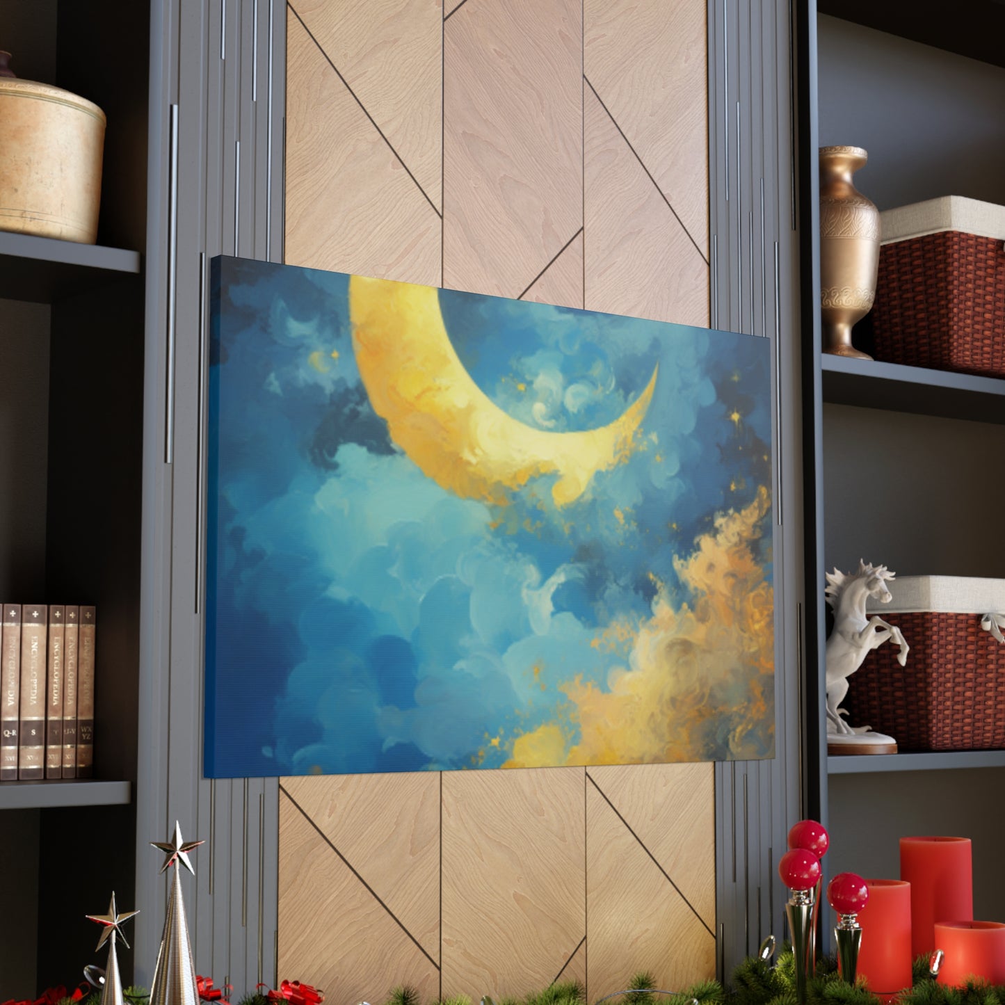 Crescent Moon- Large Wall Art