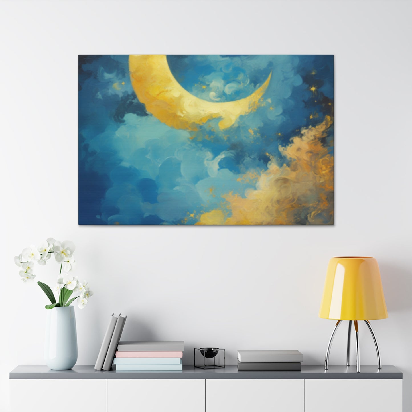 Crescent Moon- Large Wall Art