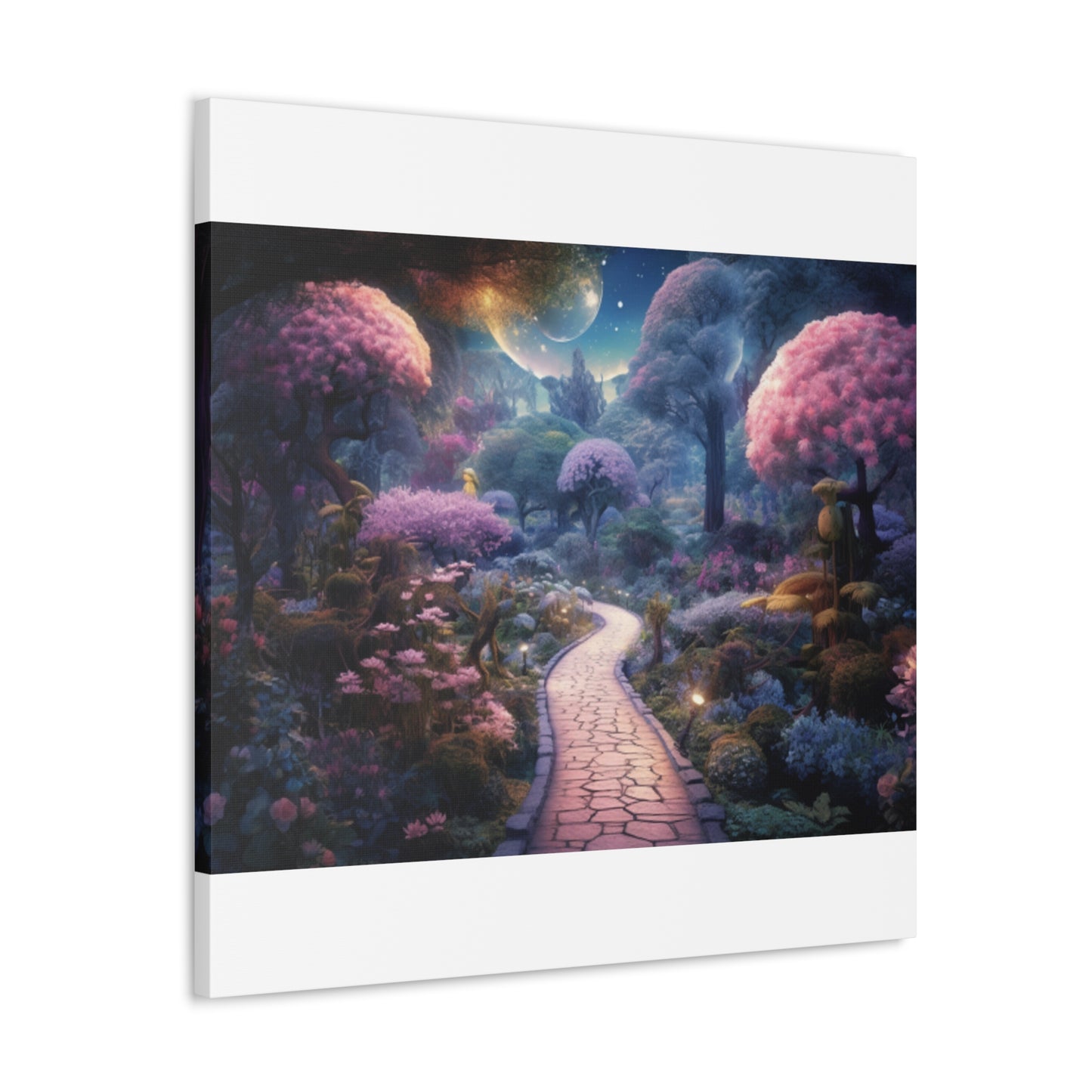 Late Night Stroll In A Magical World- Large Wall Art
