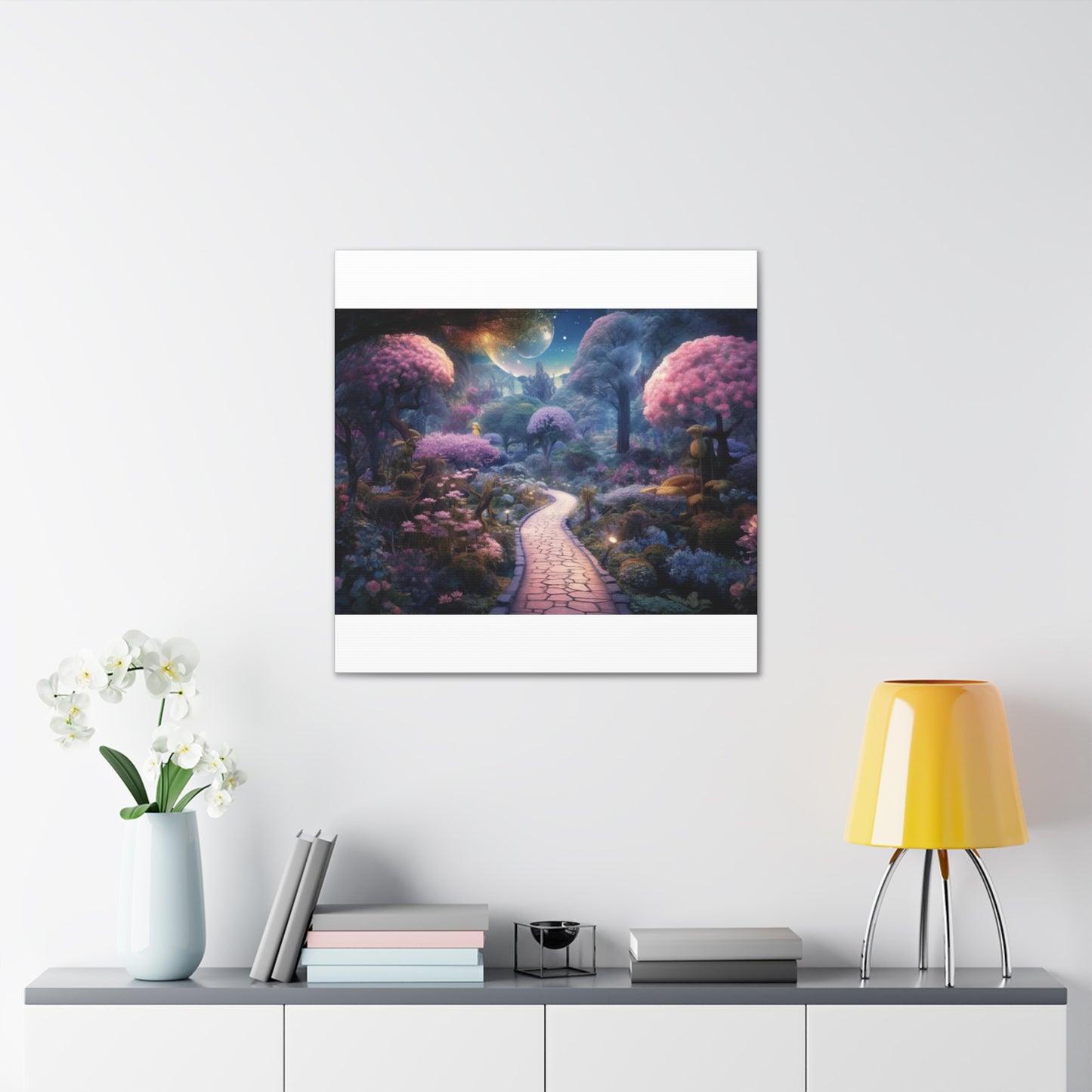 Late Night Stroll In A Magical World- Large Wall Art