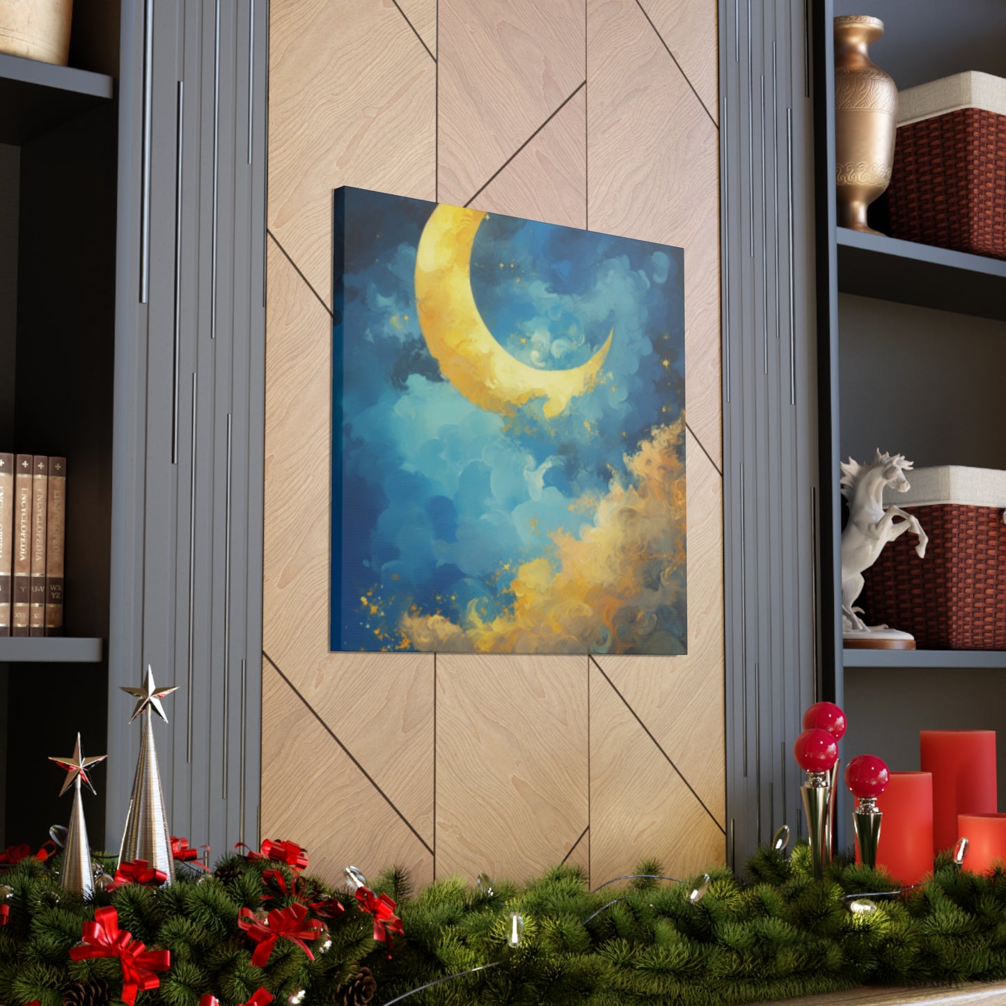Crescent Moon- Large Wall Art