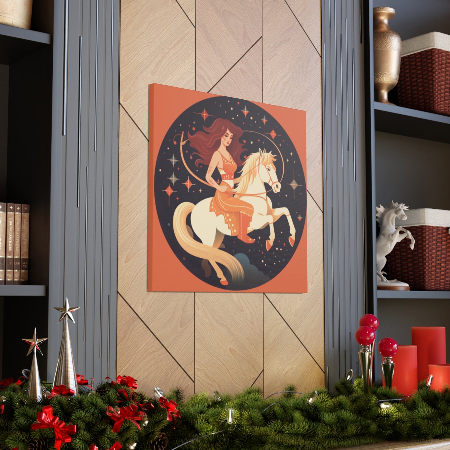 Lofi Girl On A Pony - Large Wall Art