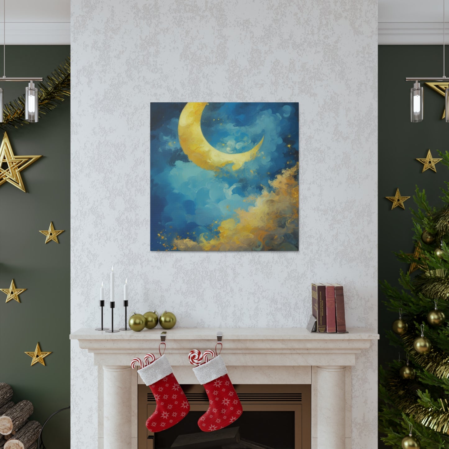 Crescent Moon- Large Wall Art
