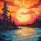 Fantasy Forest Sunrise