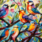 Amazing Colors And Birds