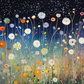 Evening Haze Over Wildflowers