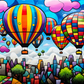 Playful Fun Hot Air Balloons