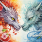 Ying And Yang Dragon Sisters