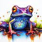 Sleek Bright Colored Frog