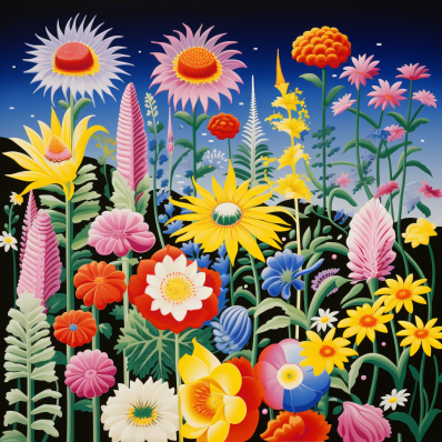 Wildflowers Waiting For Night