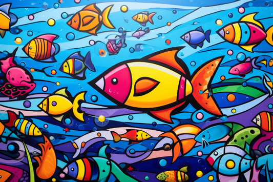 Fun Bright Sea Life
