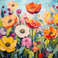 Bright Bold Colorful Flowers