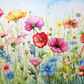 Colorful Springtime Wildflowers