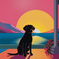 Doggy At Sunset