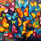 Collection Of Colorful Butterflies  Diamond Painting Kits