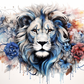 Serious Watercolor Lion  Diamond Painting Kits
