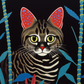 Bold Bengal Cat Diamond Painting Kits