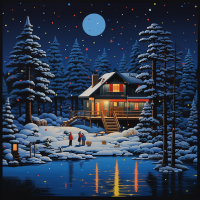 Christmas Time Cabin