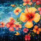 Tropical Rain And Hibiscus