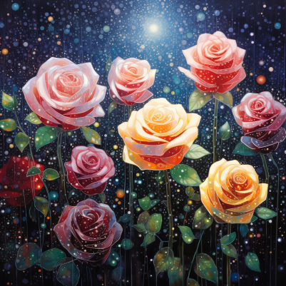 Roses In Starlight