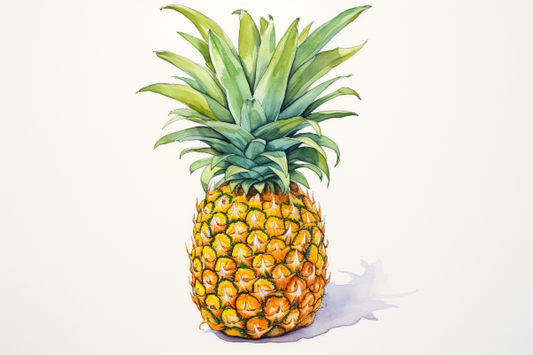 Simple Watercolor Pineapple  Diamond Painting Kits