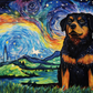 Starry Night Rottweiler