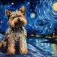 Watercolor Starry Night Yorkshire